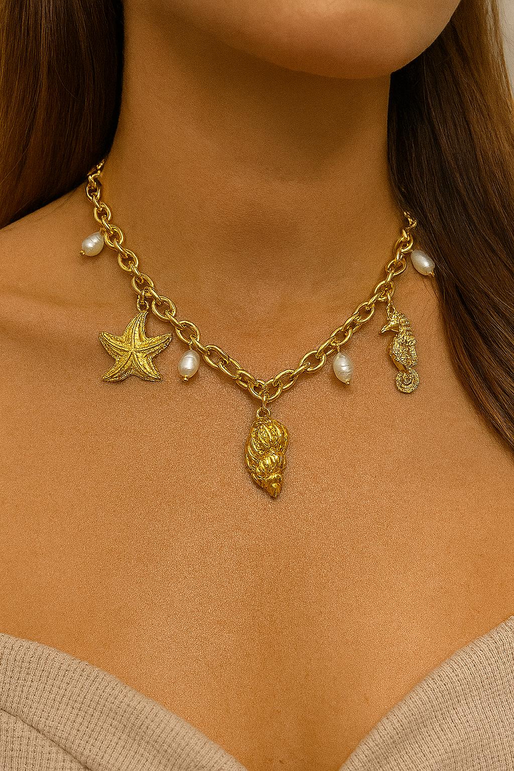 Shells and Starfish Necklaces