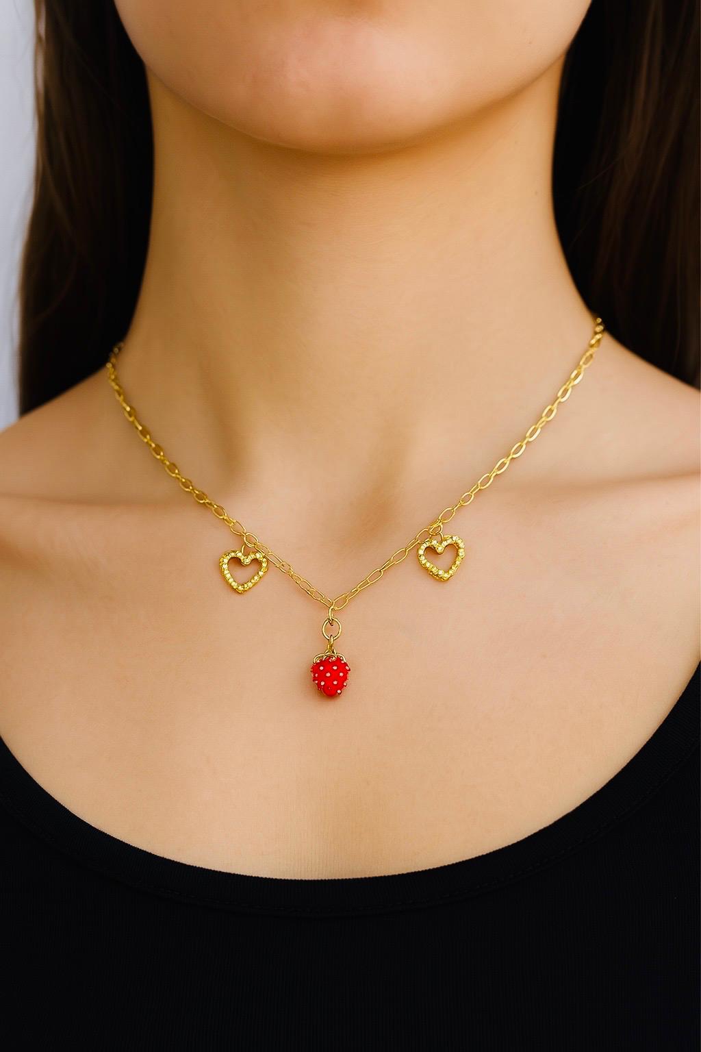 Strawberry Necklaces